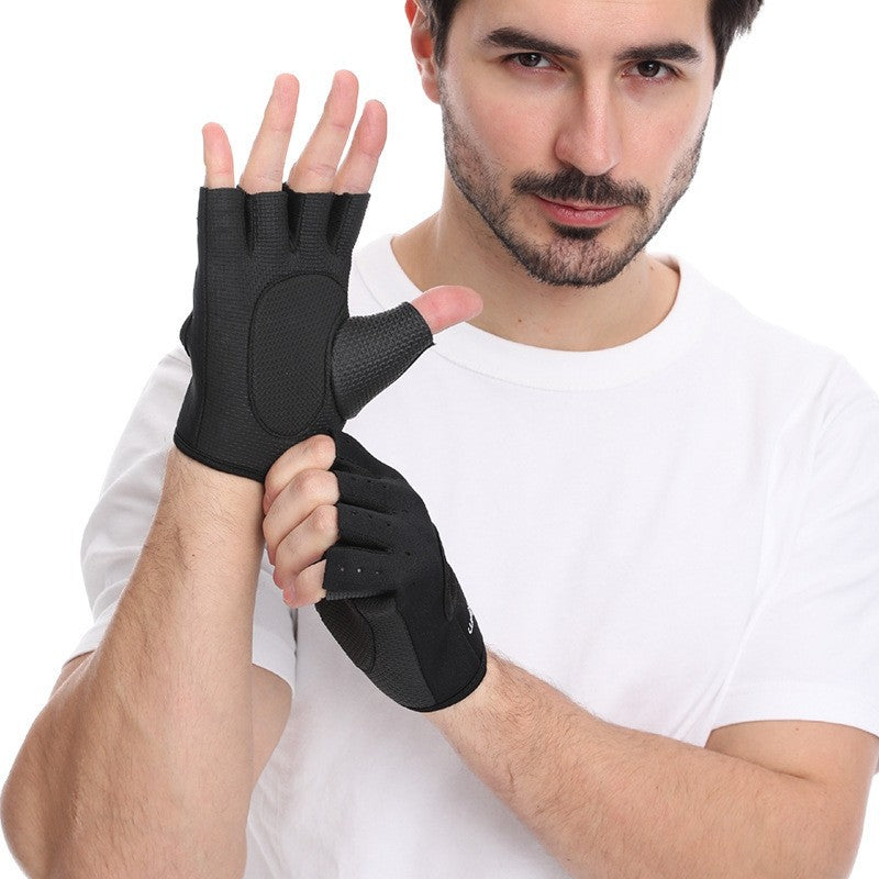 Men's And Women's Sports Cycling Fitness Half Finger Gloves Rock Climbing Mountaineering Racing Shooting Outdoor Fitness Gloves