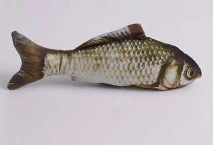 Fish Design Cat Teaser Plush Toy