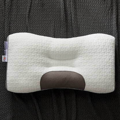 Light Luxury SPA Massage Pillow Single Pillow Core Neck Protection Adult Sleep Pillow Fiber Zone Massage Cervical Pillow Dormito