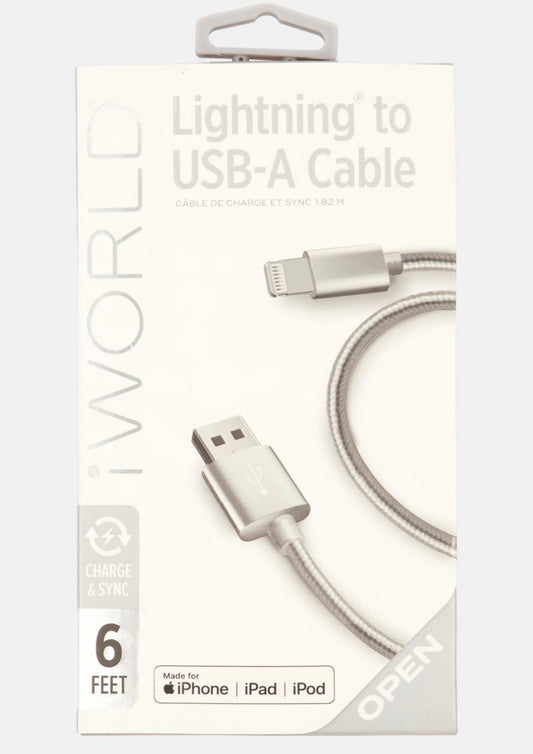 Lightning To USB-A cable 4ft