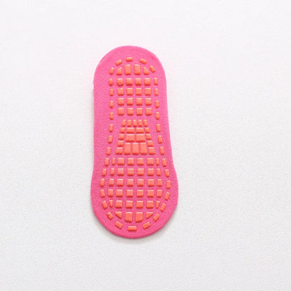 5 Pairs Anti-skid Socks Floor Socks Trampoline Socks Indoor Activities Socks Cotton Socks for Kids Women Men Short Socks