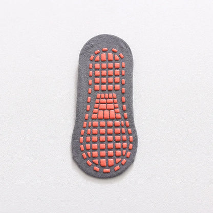 5 Pairs Anti-skid Socks Floor Socks Trampoline Socks Indoor Activities Socks Cotton Socks for Kids Women Men Short Socks