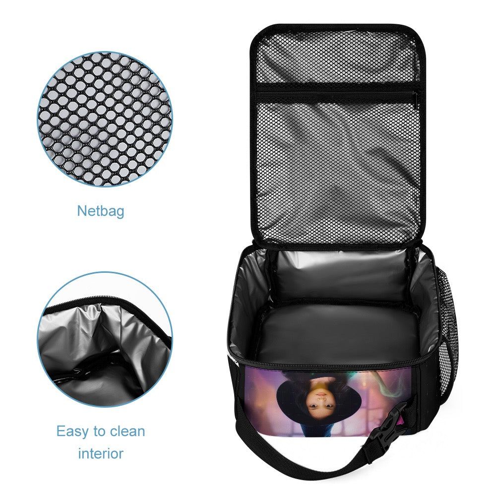 Three piece set school bag combination