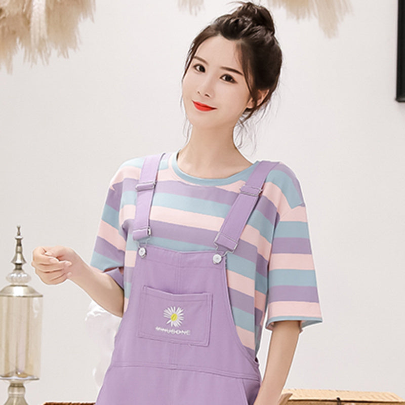 Denim Overalls For Girls And Big Children's Summer Clothes