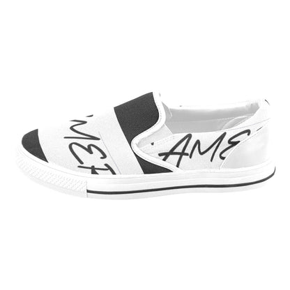 Men's Slip-on Canvas Shoes (Model 019)