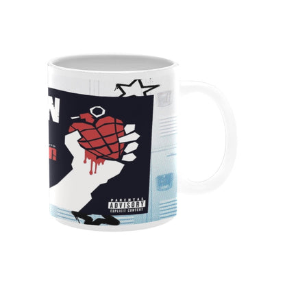 Green Day 11oz white mug