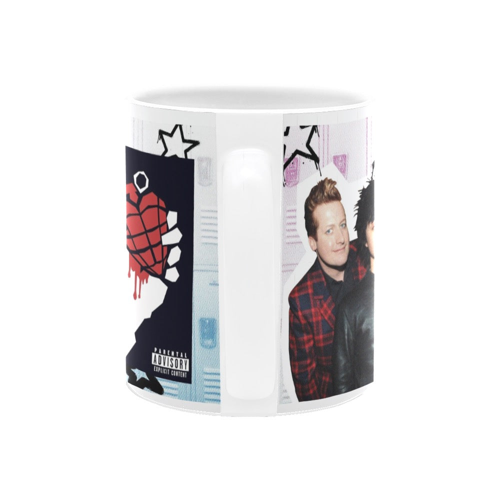 Green Day 11oz white mug