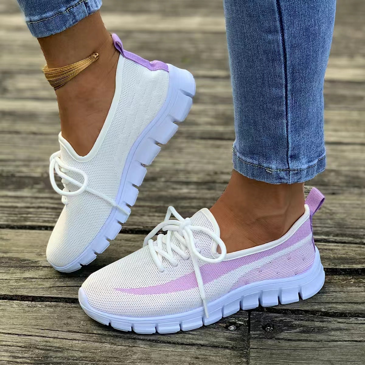 Summer New Women's Casual Breathable Running Sneaker