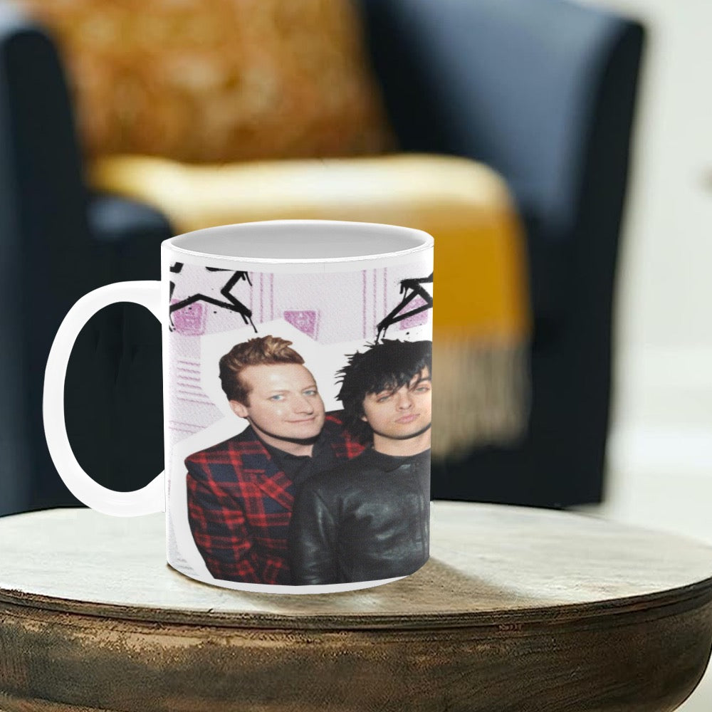 Green Day 11oz white mug